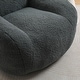 preview thumbnail 29 of 43, Memory Foam Bean Bag Chair Teddy Fabric Bean Bag Sofa with Armrest