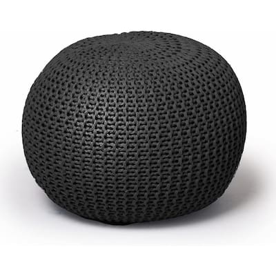 Urban Lifestyle Round Knit Pouf