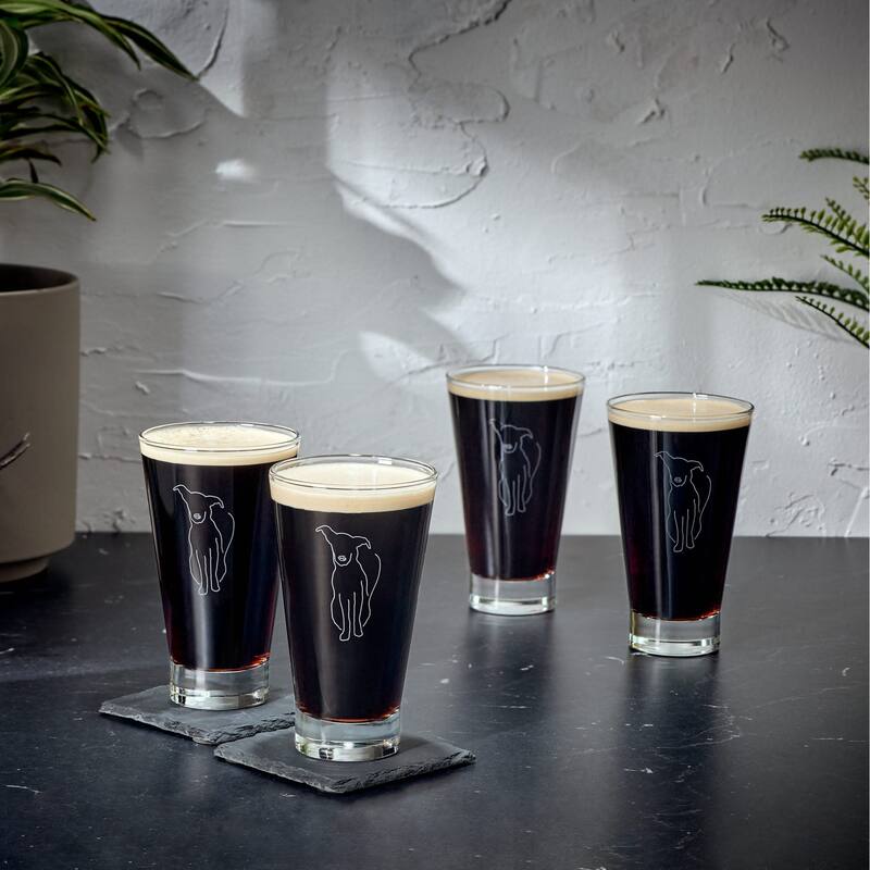 Libbey Modern Pets Arlo Tumbler Drinking Glasses, 14 ounce, Set of 4 - Set of 4