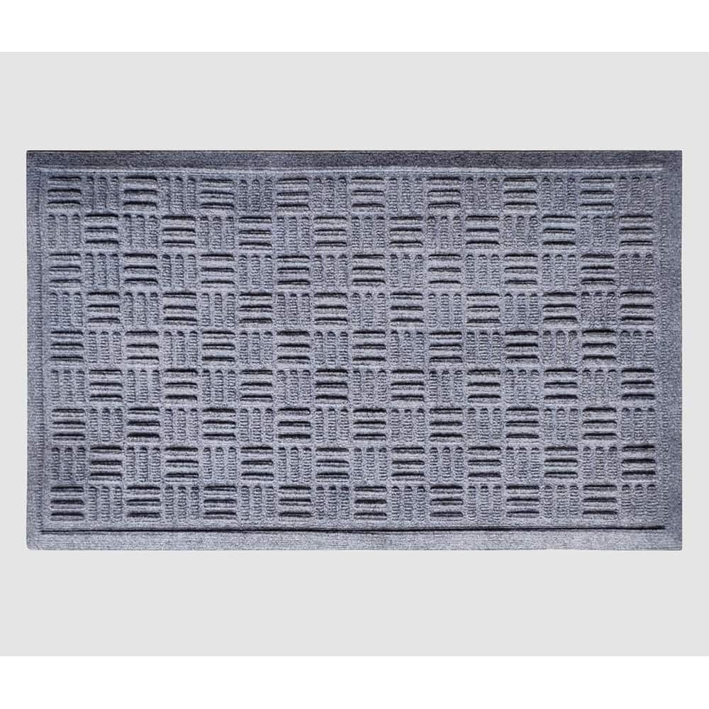 A1HC New All Weather Superior Dirt and Moisture Absorbing Polypropylene Door Mat with Non-Slip Backing for Inside Outside Use