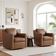 preview thumbnail 125 of 177, 2 Set Modern Swivel Accent Arm Chair for Living Room Coffee-Vegan Leather