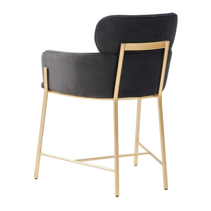 SAFAVIEH Couture Zuhal Dining Chair (Fully Assembled) - 21.9" W x 20.7" L x 30.1" H - 22Wx21Dx30H