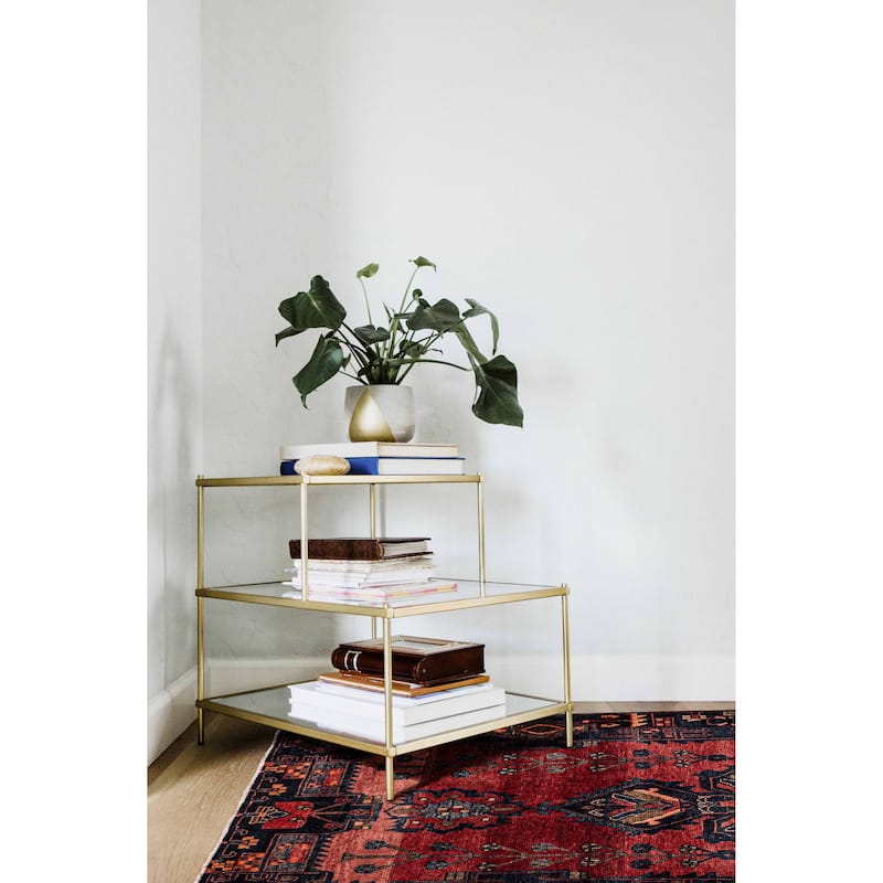 ECARPETGALLERY Hand-knotted Konya Anatolian Red Wool Rug - 4'5 x 8'5