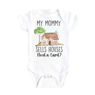 Real Estate - Baby Boy Girl Clothes Infant Bodysuit Funny Cute Newborn 1E