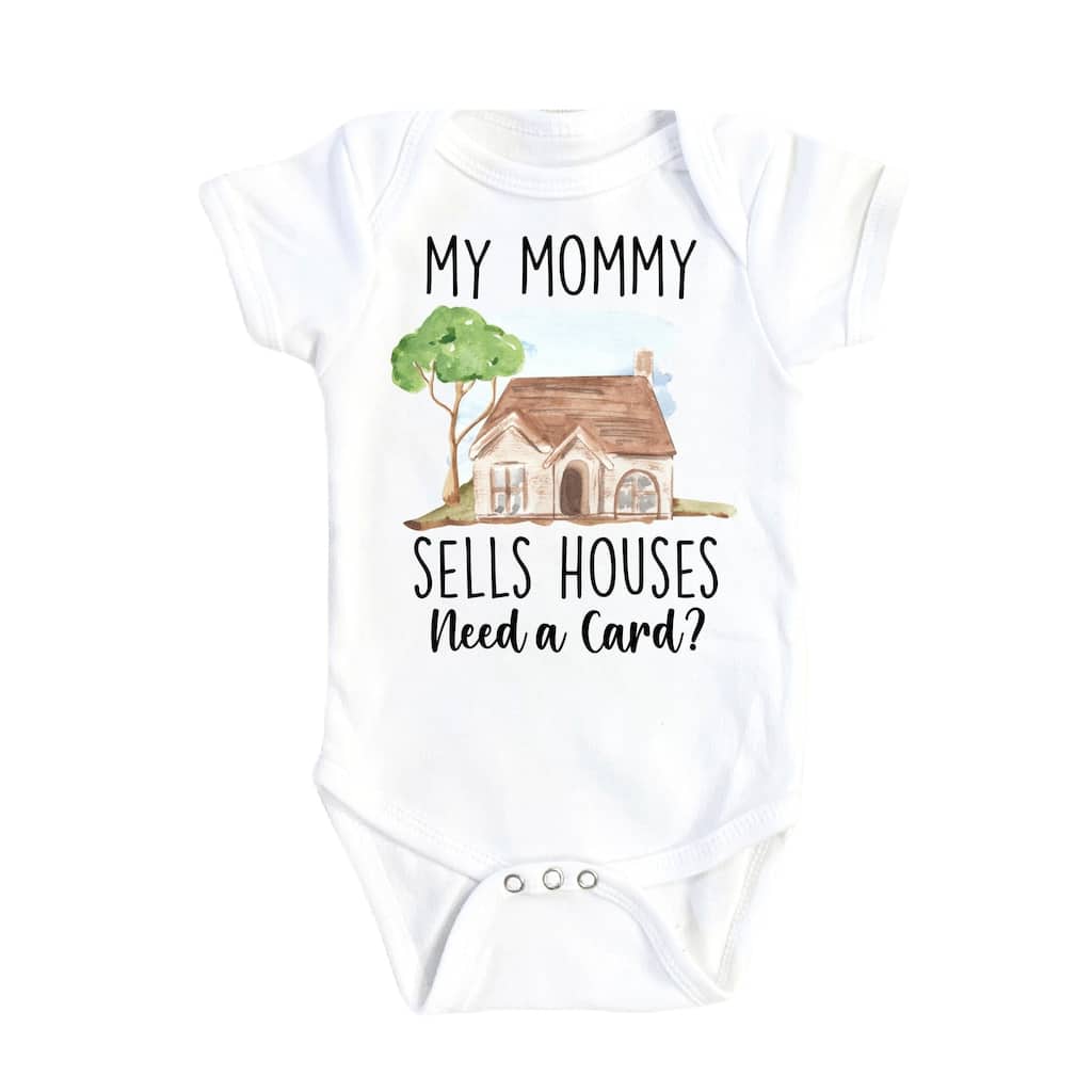 Real Estate - Baby Boy Girl Clothes Infant Bodysuit Funny Cute Newborn 1E