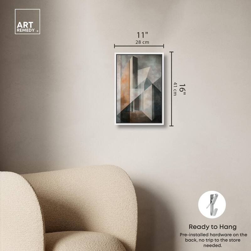 Spatial Geometry Canvas by Art Remedy