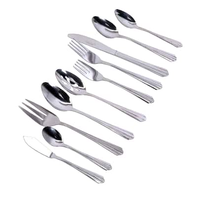 Gibson Classic Canberra 45 Piece Flatware Set