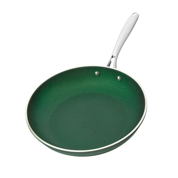 slide 2 of 7, Granitestone Emerald 10" Ultra Nonstick Fry Pan with Stay Cool Handle Cookware