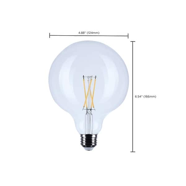4 Watt G40 LED Medium Base Clear 3000K CCT 120 Volt