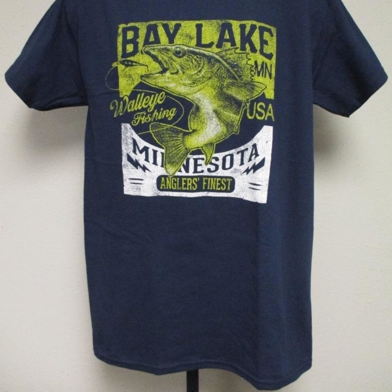 Shop Bay Lake Mn Minnesota Adult Mens Sizes M L Navy Blue Shirt Free Shipping On Orders Over 45 Overstock 23026817