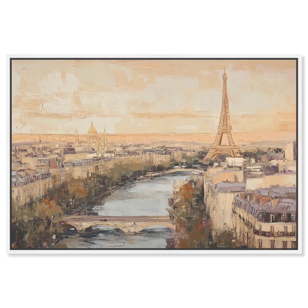 Sunrise Paris Canvas by Art Remedy