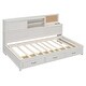 preview thumbnail 8 of 11, Twin Size Relaxation Daybed with Drawers & Sockets & Shelf