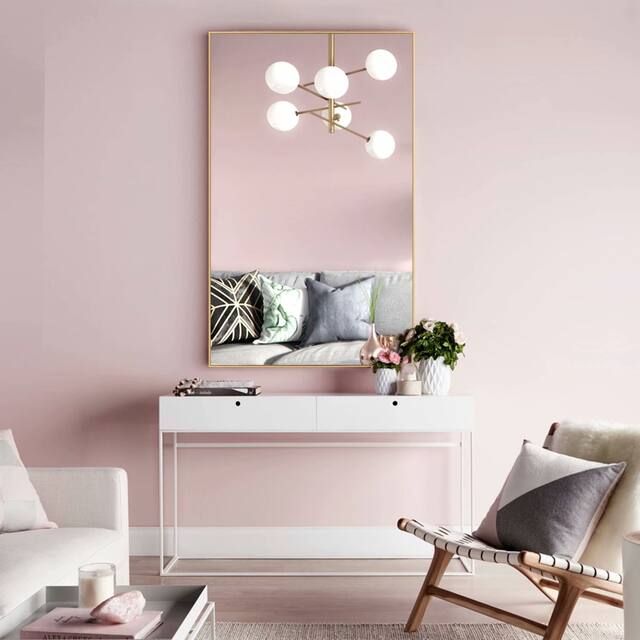 Neutypechic Huge Modern Metal Framed Floor Mirror