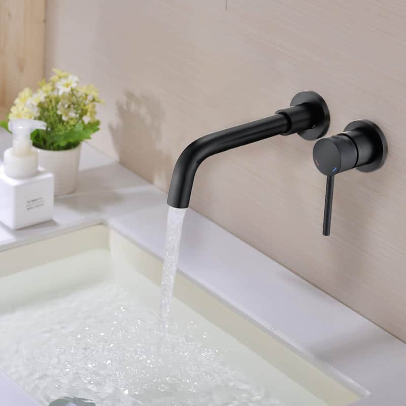 Topcraft Wall Mounted Single Handle Bathroom Faucet