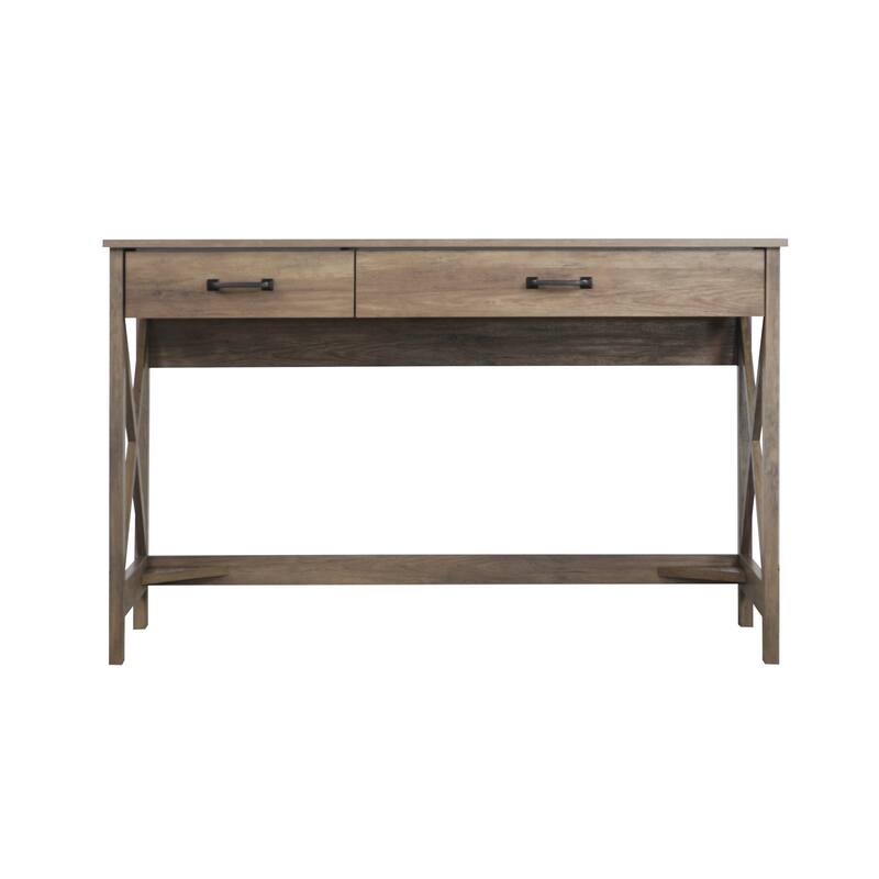 Saint Birch Alaska 47" Wrinting Desk with Two Drawers