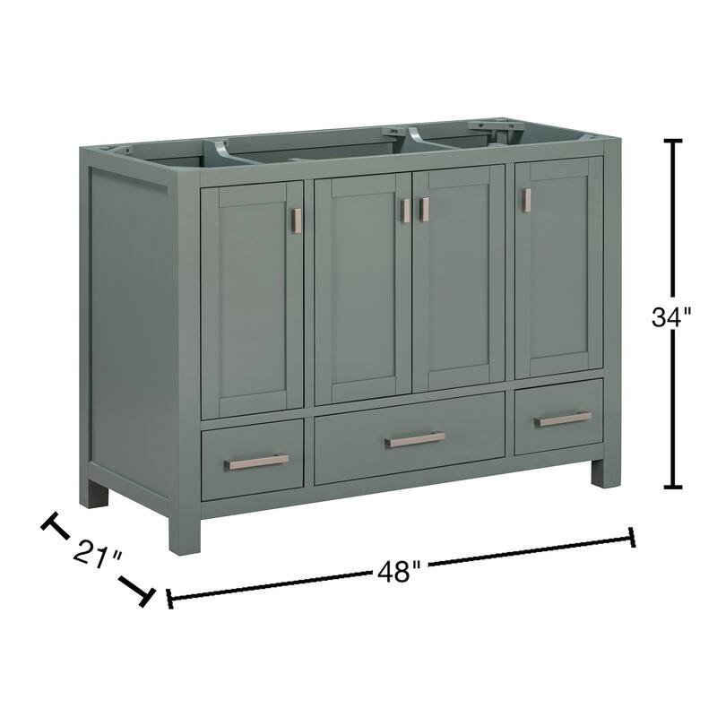 Avanity Modero 48 in. Single Bathroom Vanity Cabinet - 48"W x 21"D x 34"H