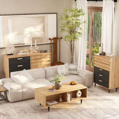 Versatile Home Furniture Set: Coffee Table, Chest, and Dresser Bedroom