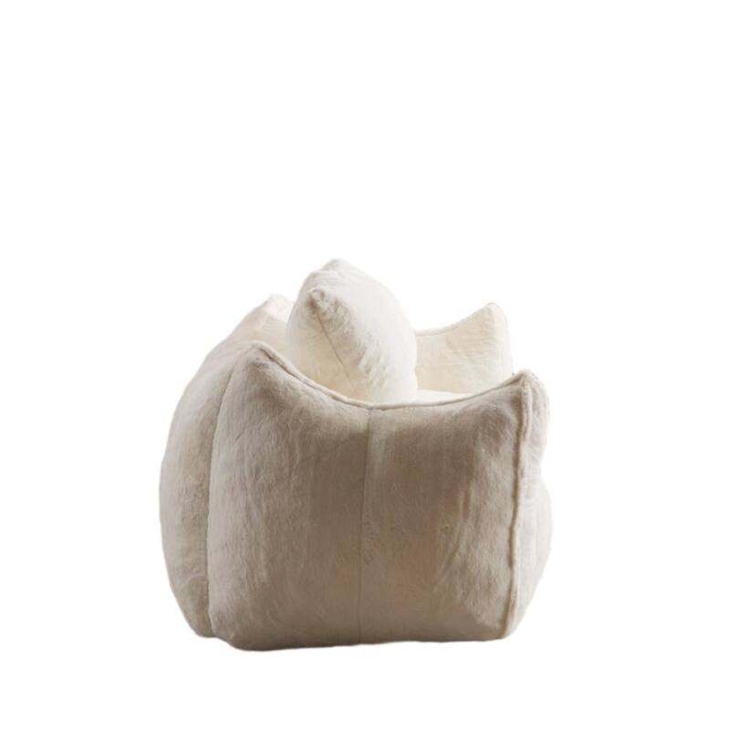 Oversized Bean Bag Sofa Reading Chair, 2-Seater Giant Bean Bag Couch with Pillows, Loveseat Chaise Lounge Sofa Chair