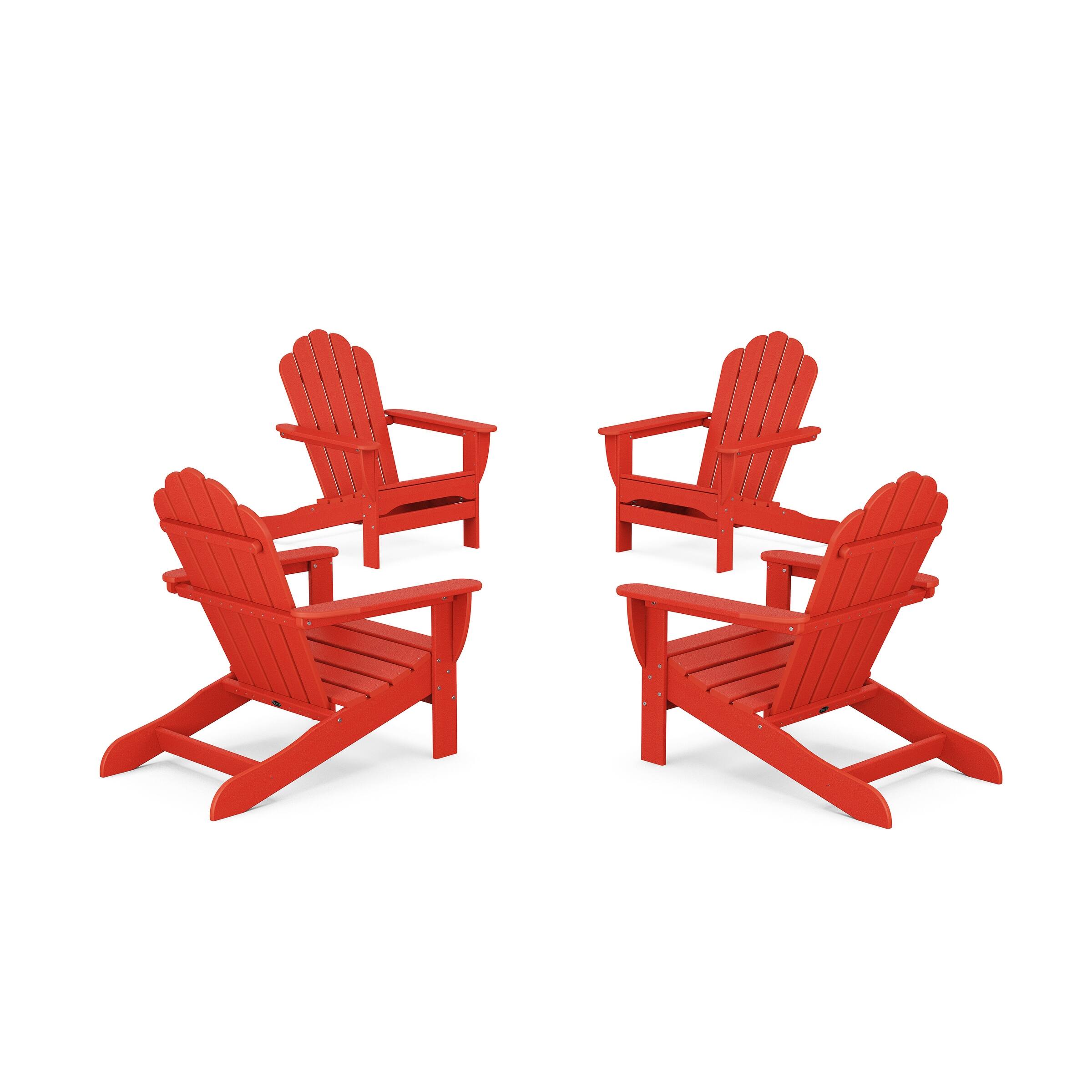 Trex Outdoor Furniture 4Piece Monterey Bay Oversized Adirondack Chair