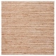 preview thumbnail 2 of 8, SAFAVIEH Handmade Natural Fiber Lalka Farmhouse Jute Rug 6' Square - Natural - Square