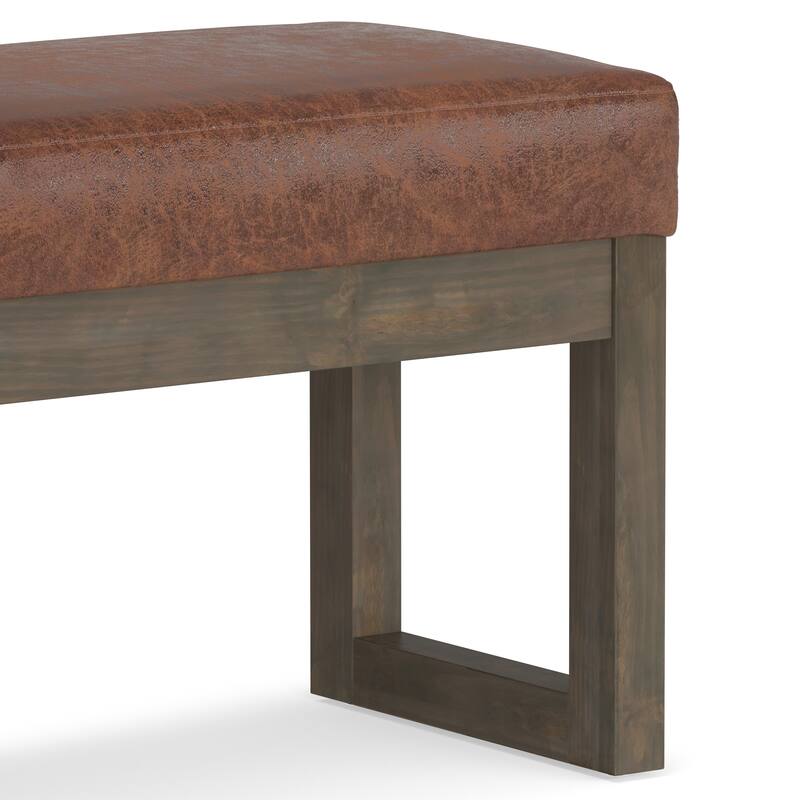WYNDENHALL Madison 26 inch Wide Contemporary Rectangle Ottoman Bench