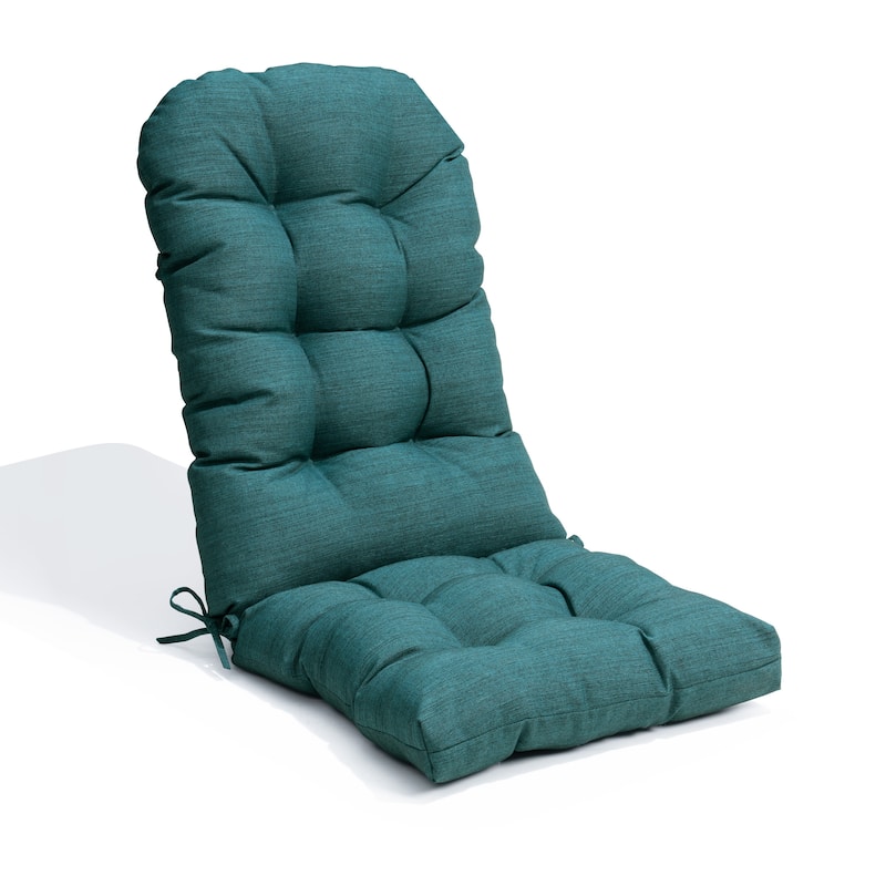 Outdoor Adirondack Chair Cushion Rocking Chair Cushions Thickened Patio Chair Pad with Sunbrella - 1PC - MALACHITE