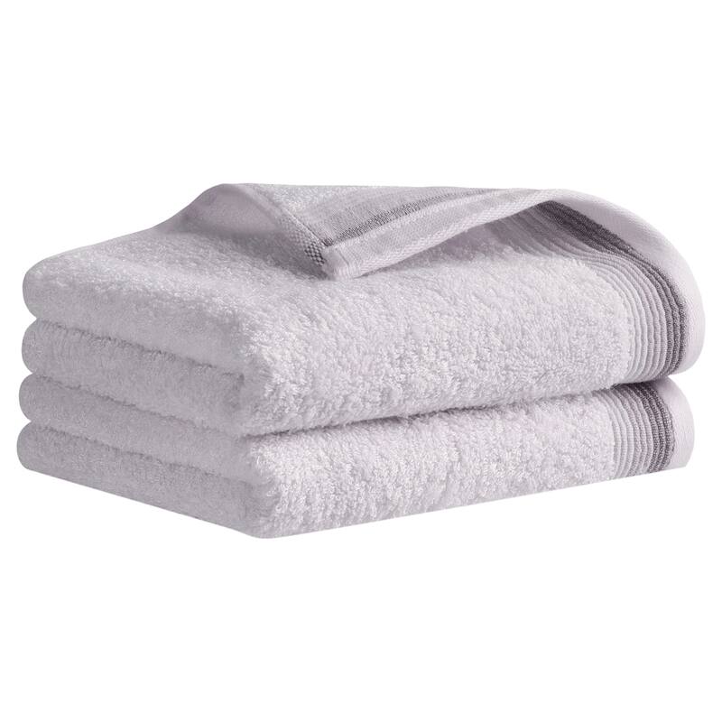 Hand Towels for Bathroom Cotton Striped Pattern Absorbent Soft Decorative Hand Towel