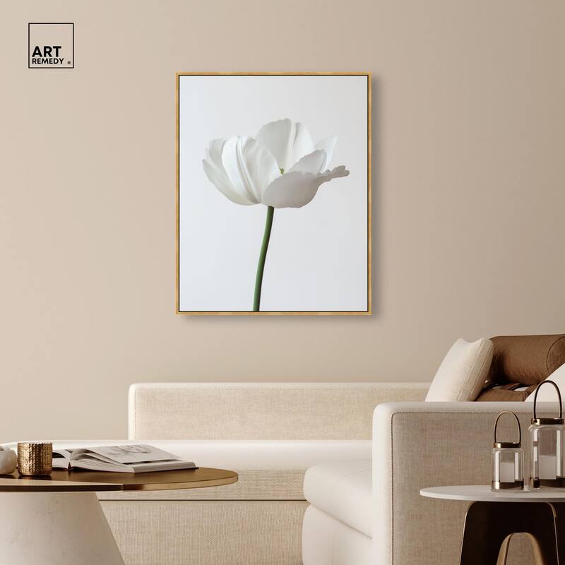 Pearl Floret Canvas by Art Remedy