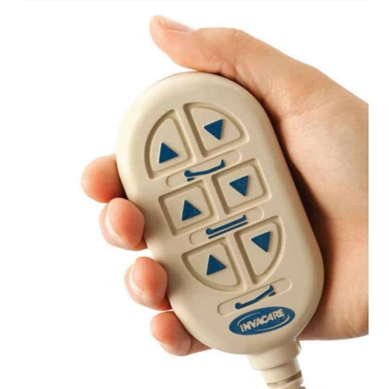 Invacare 1115290 Hospital Bed Controller – Replacement Handheld Pendant for 5410IVC Electric Beds - Off-White
