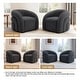 preview thumbnail 21 of 45, Upholstered Swivel Barrel Accent Chair Set of 2