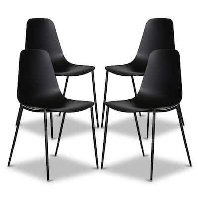 Poly & Bark Isla Modern Dining Chairs (Set of 4) - Indoor or Outdoor Use