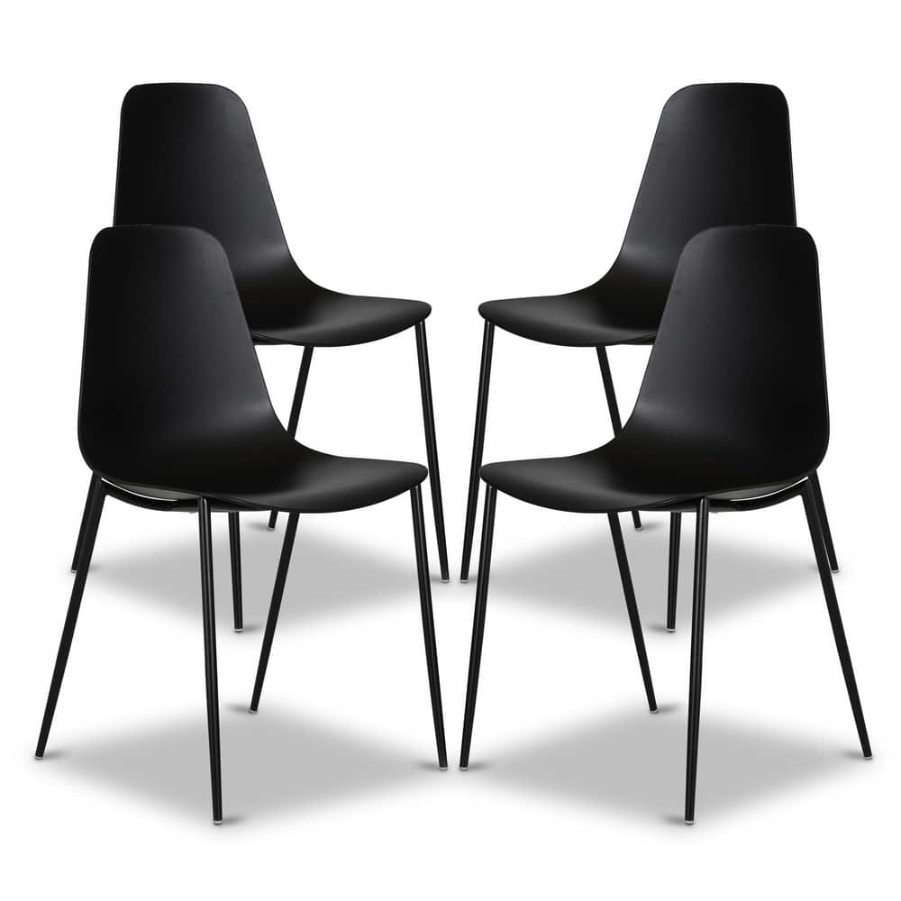 Poly & Bark Isla Modern Dining Chairs (Set of 4) - Indoor or Outdoor Use