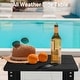 preview thumbnail 25 of 33, WINSOON All Weather HIPS Outdoor Side Tables 2-Tier Adirondack Tables End Tables 18inch
