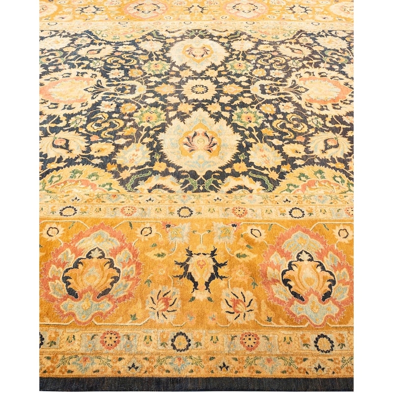 Overton Mogul, One-of-a-Kind Hand-Knotted Area Rug - Blue, 8' 2" x 10' 2" - 8' 2" x 10' 2"