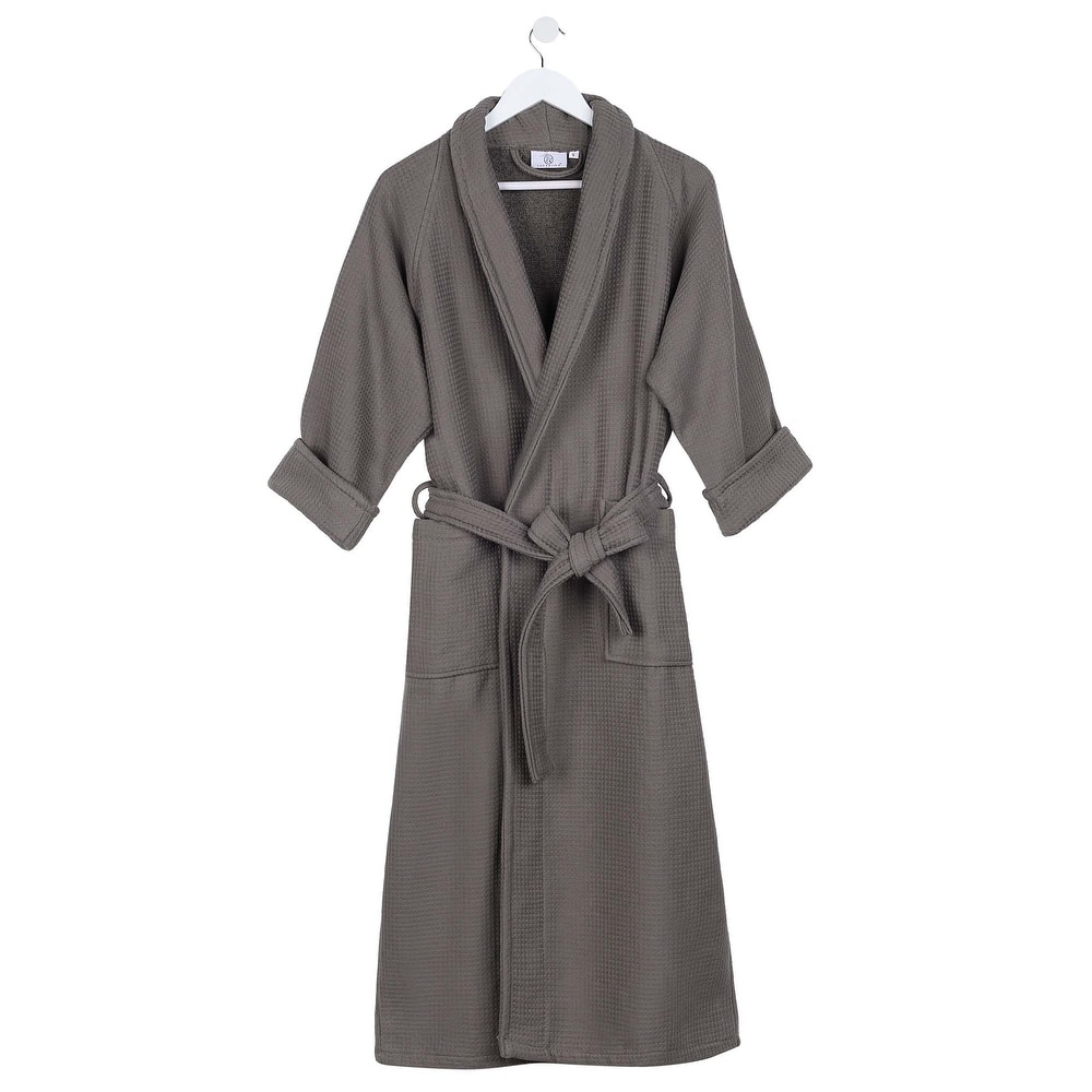 Superior Waffle Weave Cotton Soft Oversized Unisex Adult Bath Robe