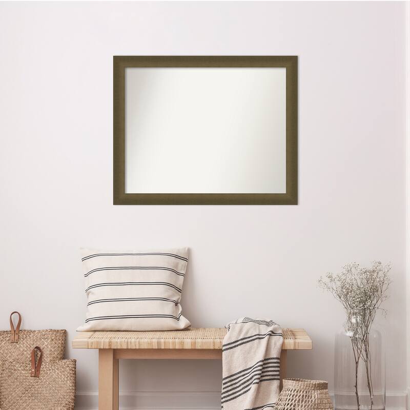 Blaine Narrow Non-Beveled Framed Wall Mirror