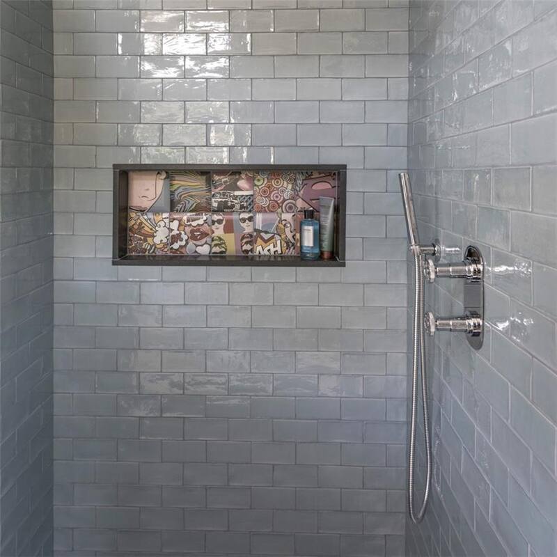 Merola Tile Chester Acqua 3" x 6" Ceramic Wall Subway Tile