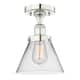 Option Clear / Polished Nickel