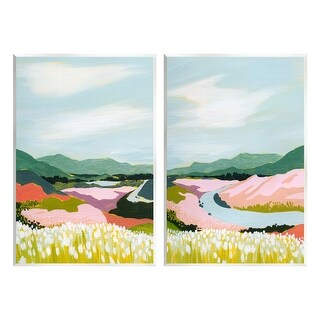 Stupell Mountain Valley Meadow Wall Plaque Art Design By Grace Popp ...