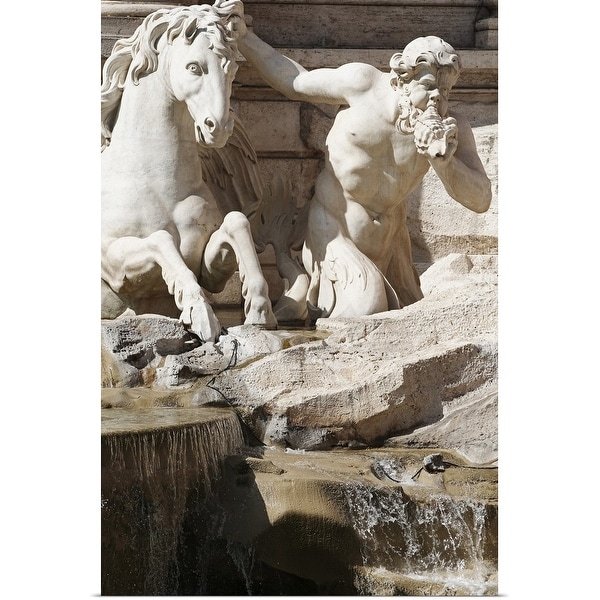 "Trevi Fountain in Rome" Poster Print