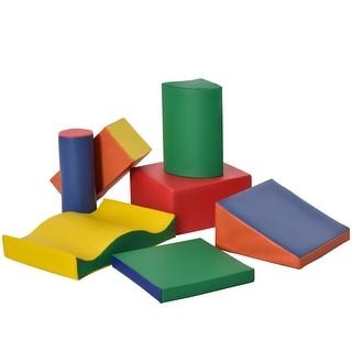 7 Piece Soft Play Blocks Learning Play Set, Toddler Climb and Crawl ...