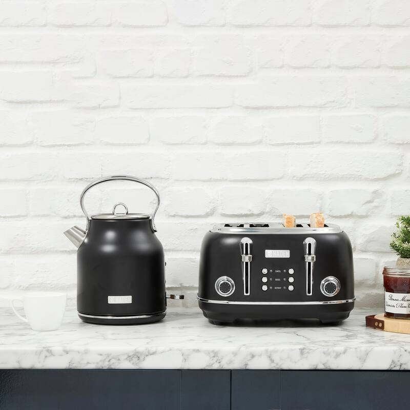 Haden Heritage 1.7 Liter Stainless Steel Electric Tea Kettle