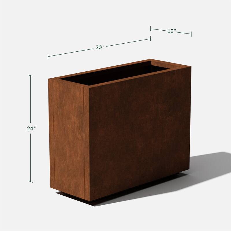 Corten Steel Span Planter