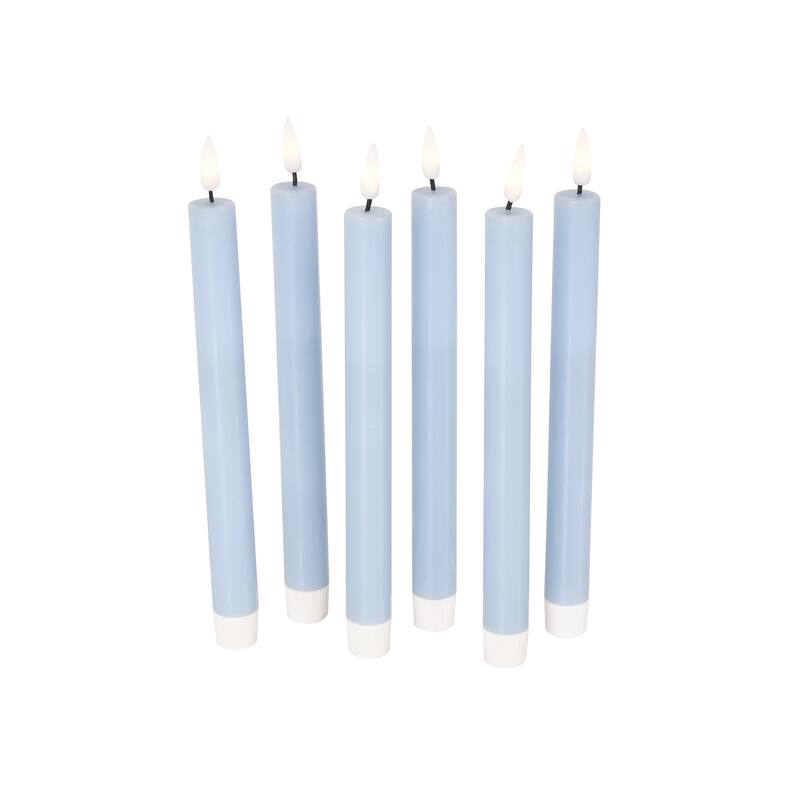 Wax Indoor Outdoor Flameless Candle with Remote Control (Set of 6)