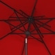 preview thumbnail 16 of 19, SAFAVIEH Outdoor Living Venice 9Ft Round Double Top Crank Umbrella