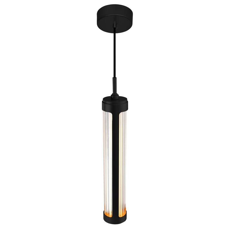 Neva 3 in LED Integrated Black Chandelier