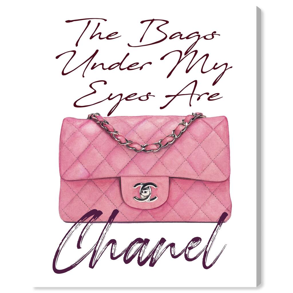 The Bag Under my Eyes Canvas by Art Remedy, Gallery Wrapped