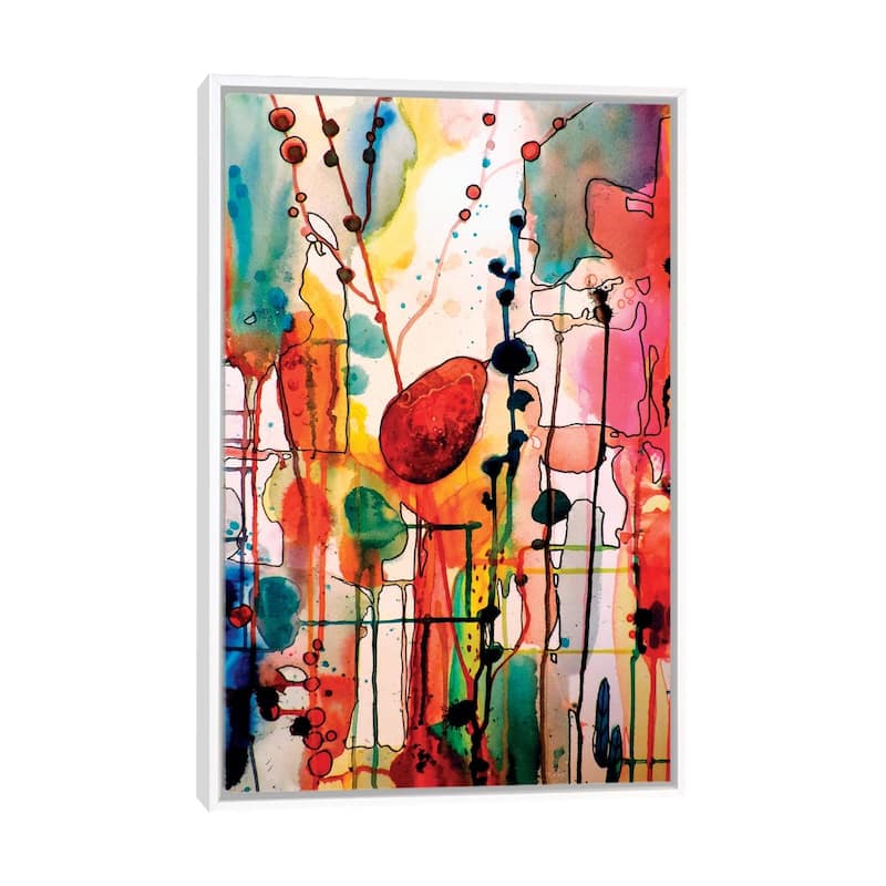iCanvas "Le Troubadour" by Sylvie Demers Framed Canvas Print - White - 26x18