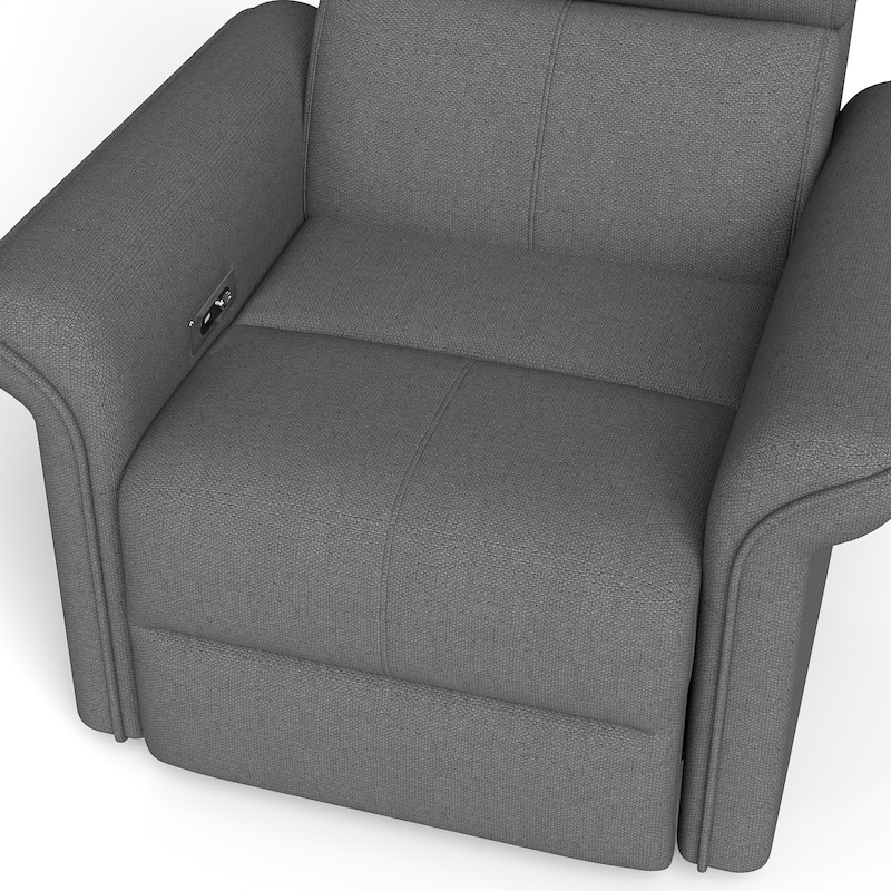 270°Power Swivel Rocker Recliner Chair for Adult,Rocking Glider Nursery Recliner for Small Spaces,Fabric Rocking Chair