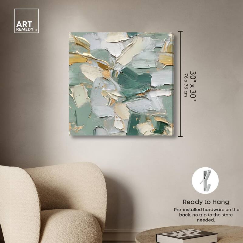 Fractured Forest Layered Canvas by Art Remedy, Gallery Wrapped